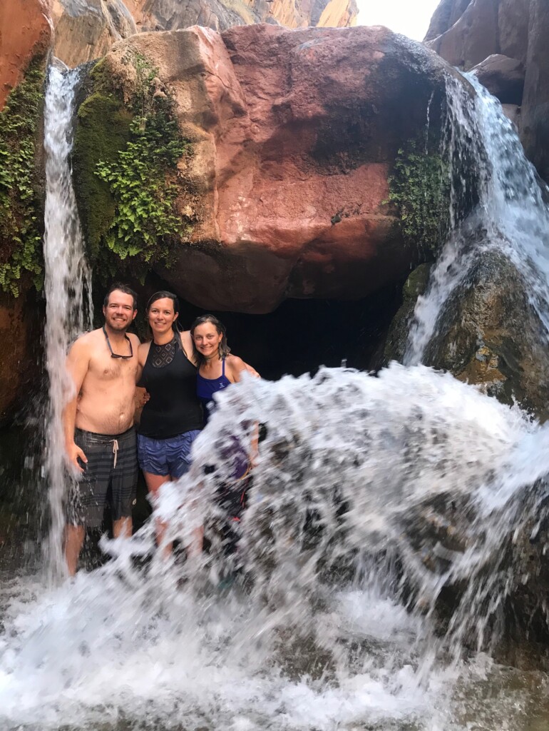 My son, daughter and daughter-in- law on one of the Colorado River trips are pictured above.